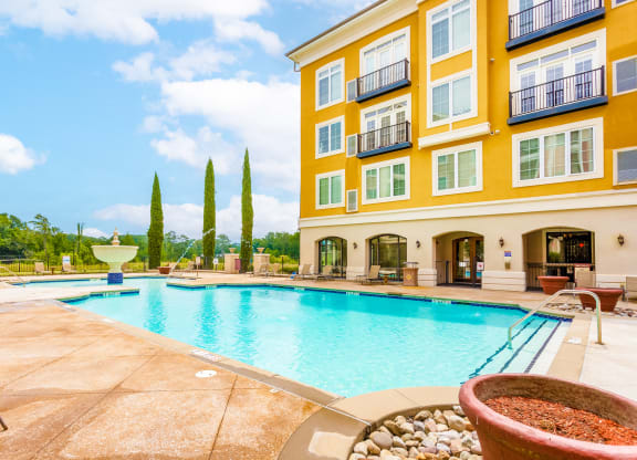 Swimming Pool at The Villagio Apartments, North Carolina, 28303