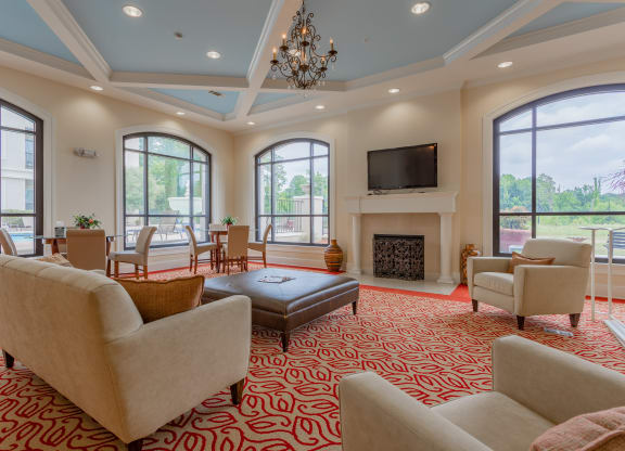 Clubroom  at The Villagio Apartments, North Carolina, 28303