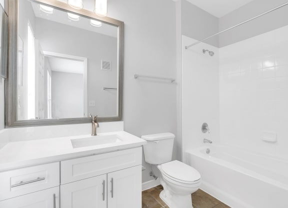 a bathroom with a sink toilet and bathtub at Northlake Park, Orlando, Florida