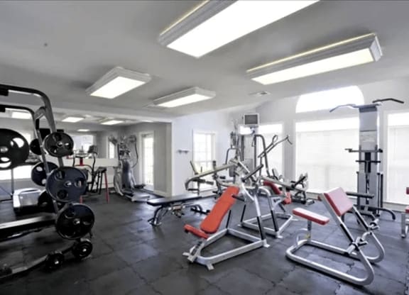 Fitness Center at Village on the Lake Apartments, Spring Lake