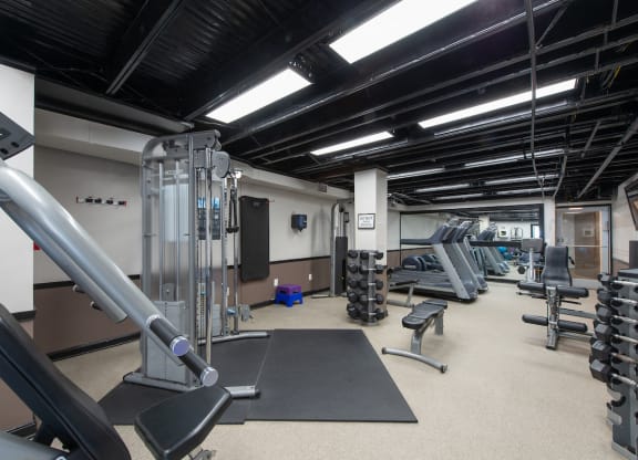 Fully Equipped Fitness Center at Park Georgetown, Arlington, VA