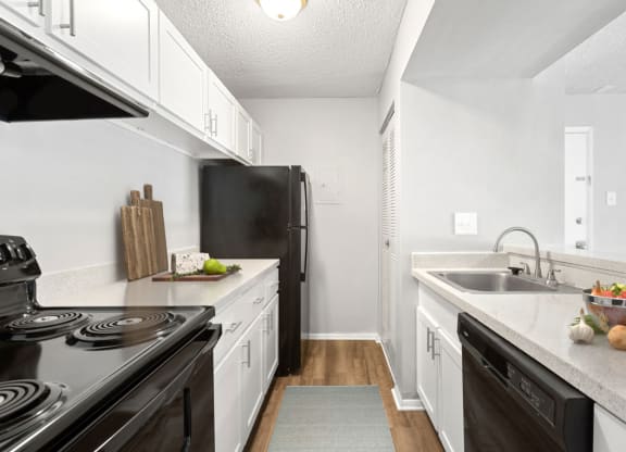 Modern Kitchen at Lakes Edge Apartments, North Carolina