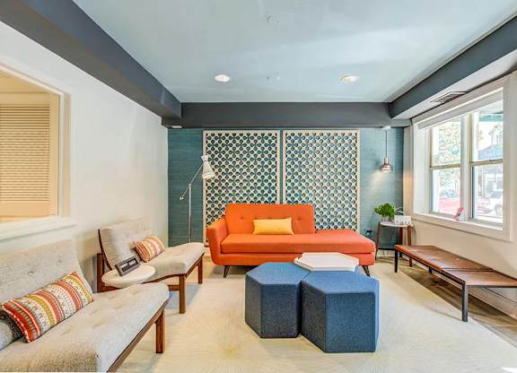 leasing Office Lobby at Park Georgetown Apartments, Arlington, 22209