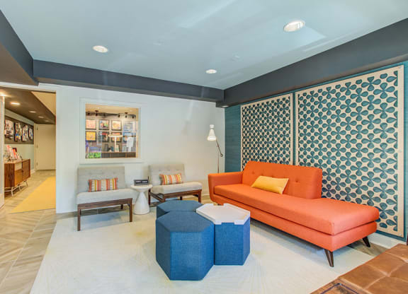 leasing Office with furniture at Park Georgetown, Arlington, VA