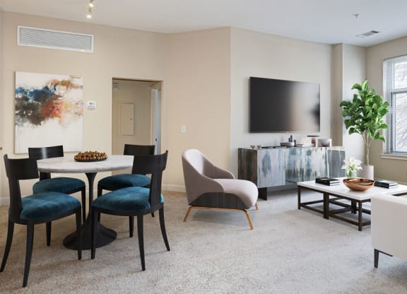 Open Space Living Room at The Mark at Dulles Station, Herndon, 20171