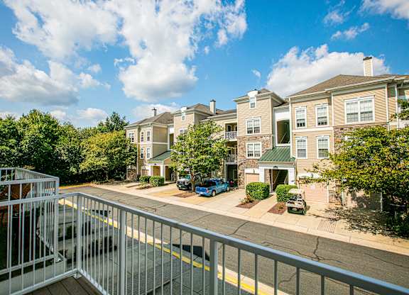 View of residential street at Broadlands Apartments, Virginia, 20148