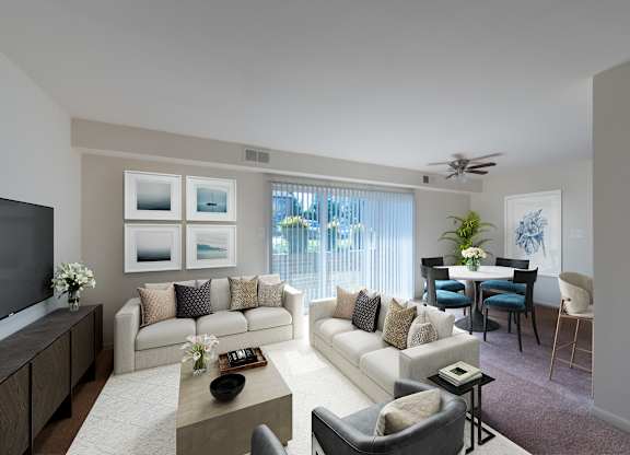 Living room with tv at Middletown Valley, Maryland, 21769