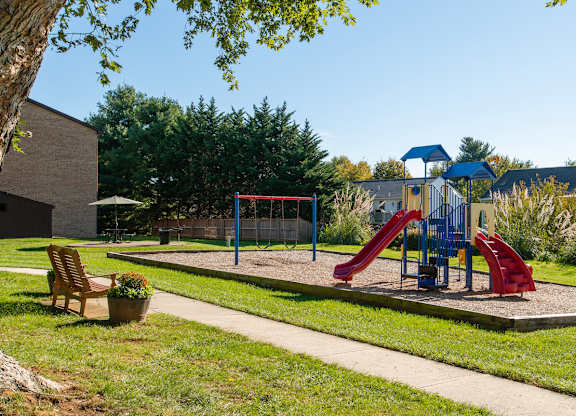 Playground with slide at Middletown Valley, Middletown, Maryland