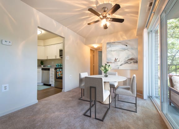 Modern Living Room at Tuscarora Creek Apartments in Leesburg, VA