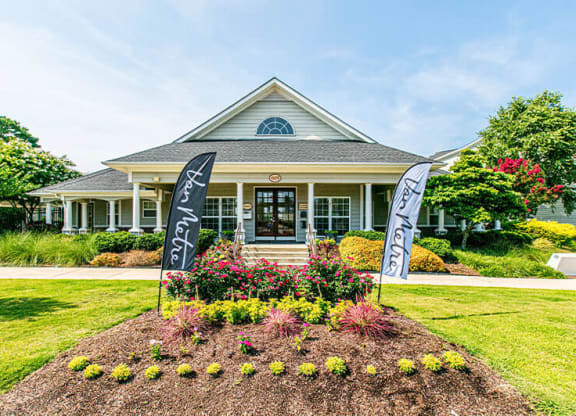 Front door at Village on the Lake Apartments, Spring Lake