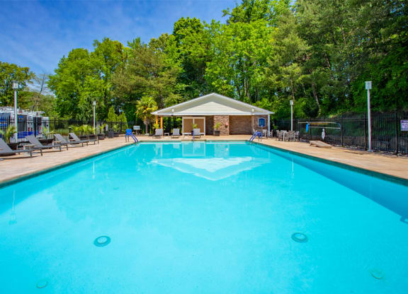 Pool at West Pointe Apartments, Burlington, NC