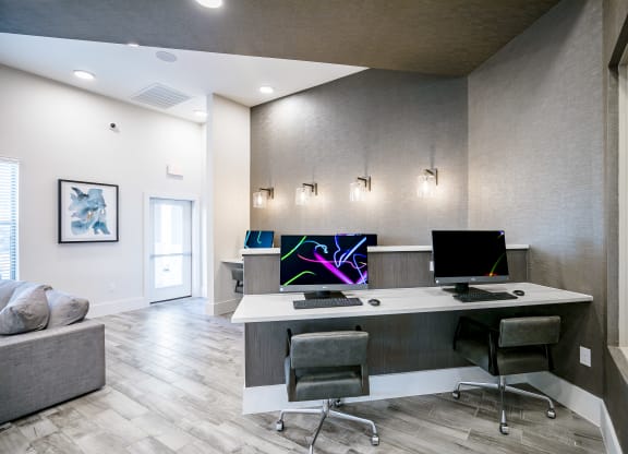 Leasing Office at Cue Luxury Apartments, Cypress, TX