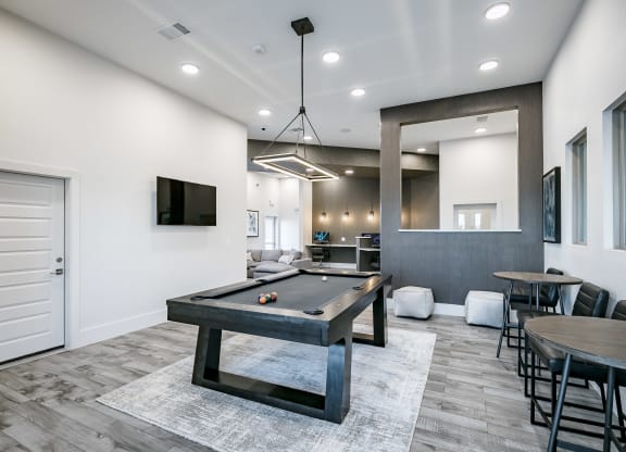 Clubhouse at Cue Luxury Apartments, Cypress, Texas