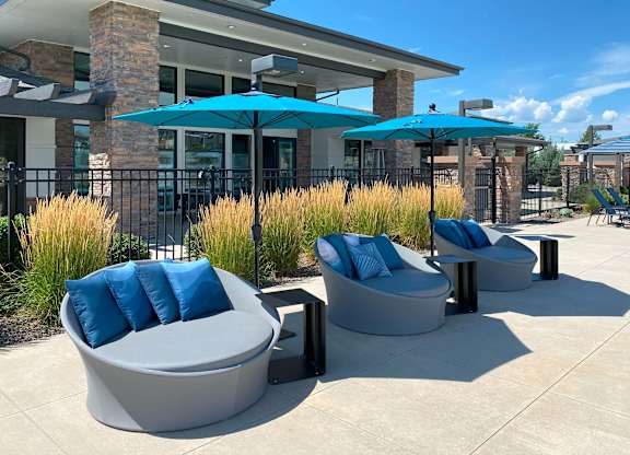 Outdoor Patio at Arbour Commons, Westminster, CO, 80023