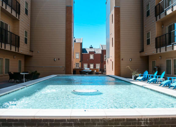 Pool View at The Maywood, Oklahoma City