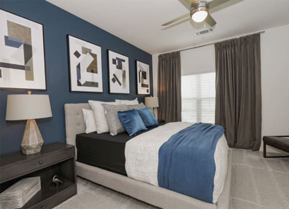 Gorgeous Bedroom at Cue Luxury Apartments, Cypress, Texas