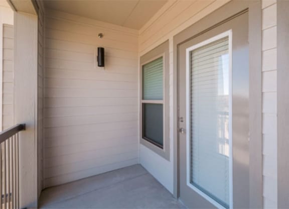 Spacious Balcony at Cue Luxury Apartments, Cypress, TX, 77433