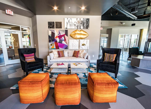Lounge at The Collective NoDa, Charlotte, NC