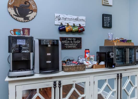 Clubhouse Coffee Station