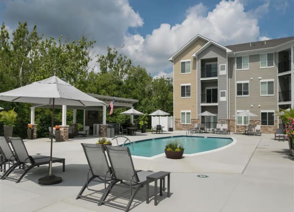 our apartments offer a swimming pool in front of our building