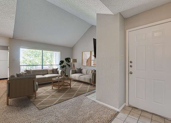 Residential Living Room at Bardin Oaks Apartments, Arlington, 76018