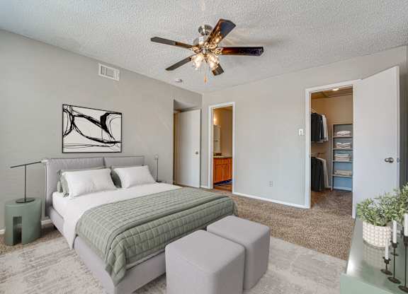 Airy Bedroom at Bardin Oaks Apartments, Arlington, 76018