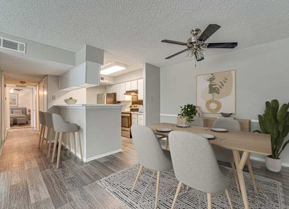 Apartment Dining at Bardin Oaks Apartments, Arlington, 76018
