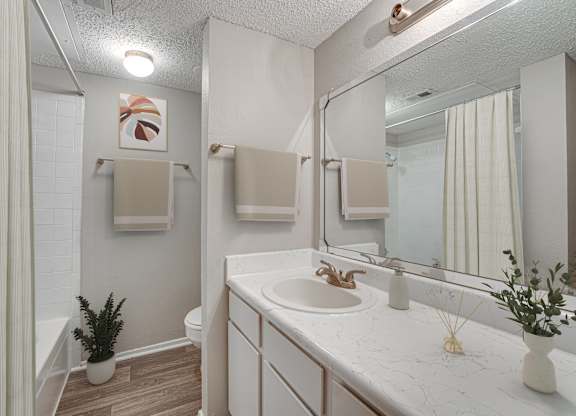 Stylish Bathroom at Bardin Oaks Apartments, Arlington, TX