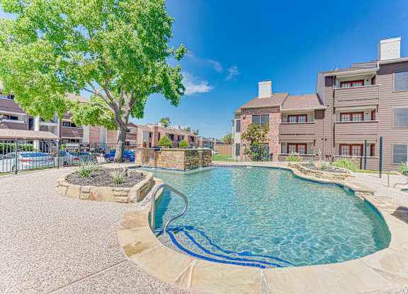 swimming pool at Timberglen Apartments, Dallas, TX 75287
