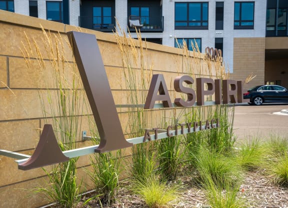 Aspire at CityPlace outdoor sign