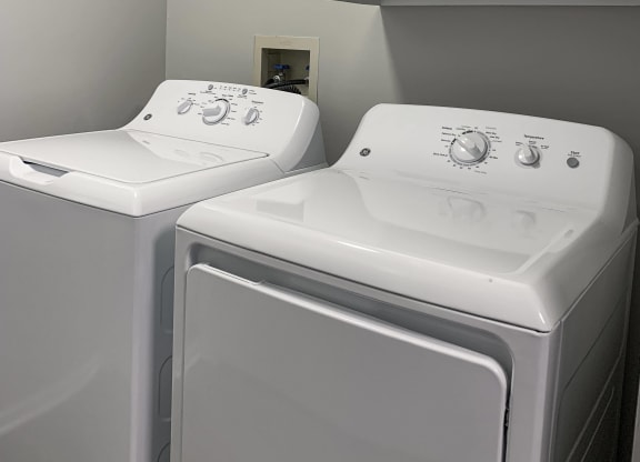 washer and dryer included at at Eagle Run Apartments in Omaha Nebraska
