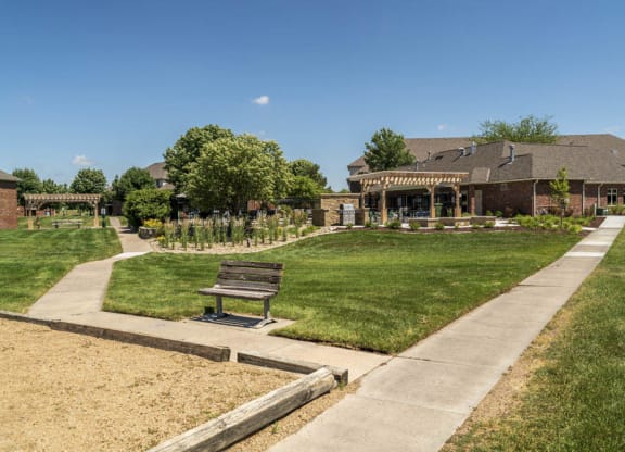 Walking trails by Fountain Glen Apartments