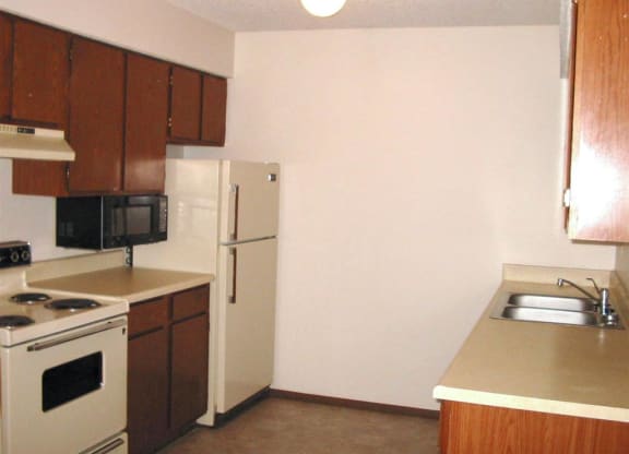 kitchen at Moore Place Apartments in Lincoln Nebraska