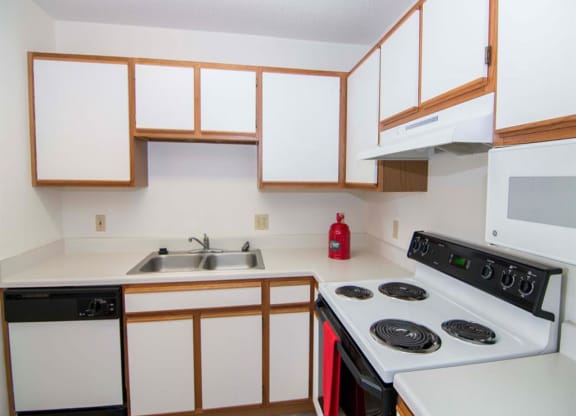 Northridge Heights Apartments Kitchen with dishwasher in Lincoln NE