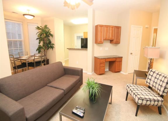 den space at Ridge Pointe Villas in Lincoln Nebraska
