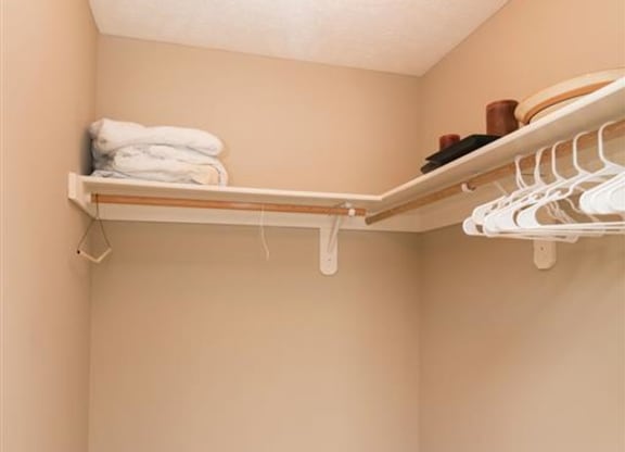 Huge walk-in closet at Eagle Run Apartments in Omaha, NE