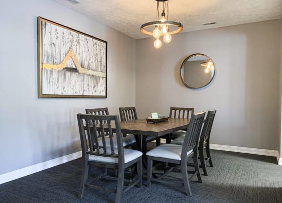Clubhouse lounge at Ridge Pointe Villas in Lincoln Nebraska