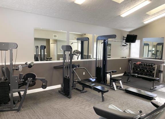 24 hour fitness center at ridge pointe villas in lincoln nebraska