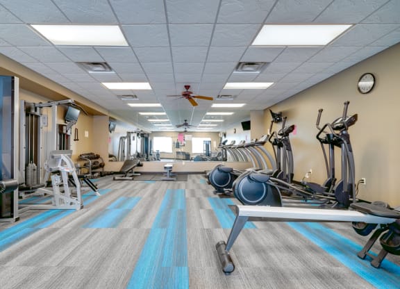 Plenty of equipment and space to achieve your fitness goals.