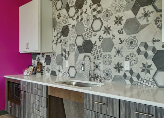 Rooftop community room at The Central apartments near downtown Minneapolis MN 55408