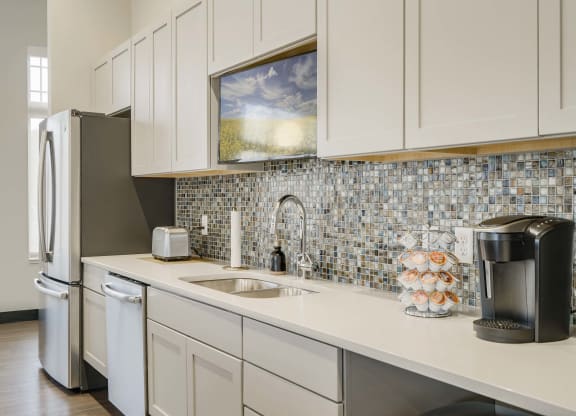 Modern and luxurious clubhouse at The Flats at Shadow Creek new luxury apartments in east Lincoln NE 68520