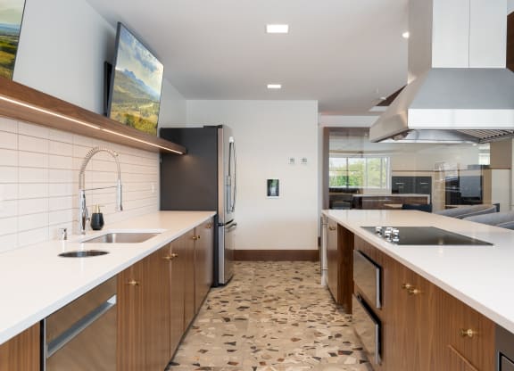 Clubroom kitchen
