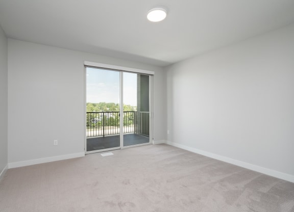 Master bedroom with access to the outdoor balcony