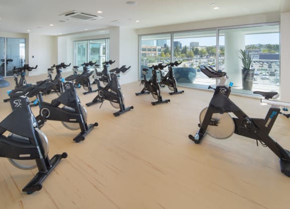 Private Spin Room at The Q Topanga, Woodland Hills, CA