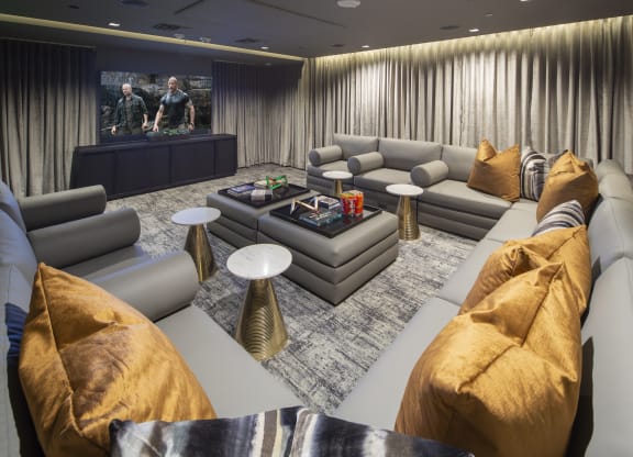 Movie Screening Room at The Q Topanga, California