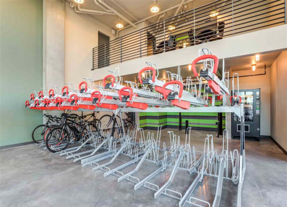 Bikes Stand at Circa Central Avenue, Phoenix, AZ, 85004