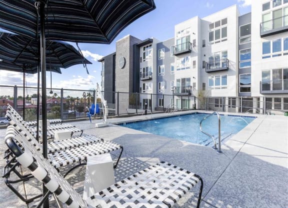 Pool And Sundecks at Circa Central Avenue, Phoenix, 85004