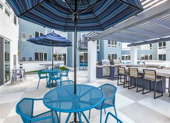 Poolside Dining Area at Circa Central Avenue, Phoenix, Arizona