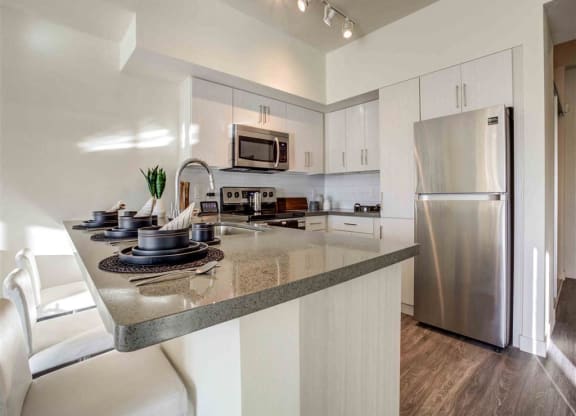 Modern Kitchen at Circa Central Avenue, Phoenix, AZ, 85004