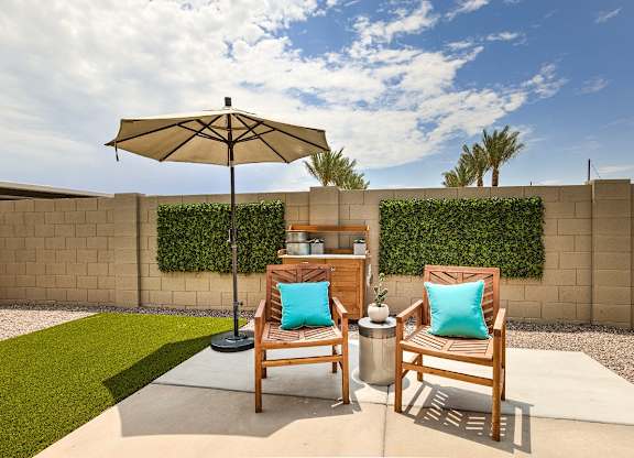 Private Backyard at Pillar Lago